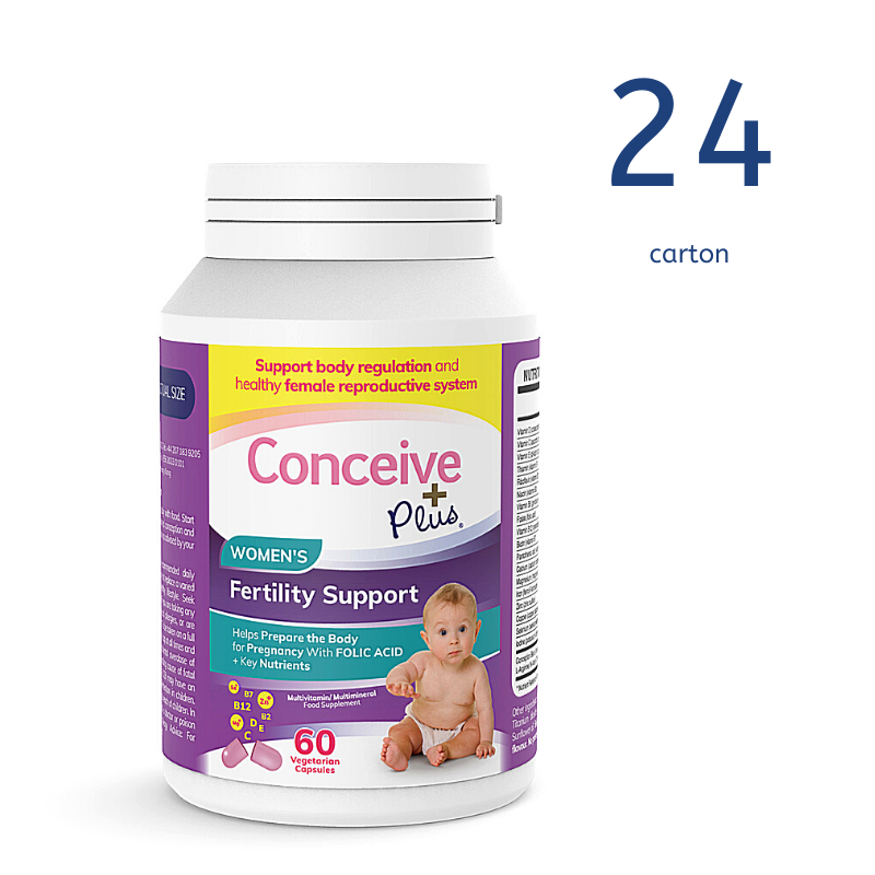 Conceive Plus Womens Fertility Support 60 Caps (Ctn 24 units) (GB)