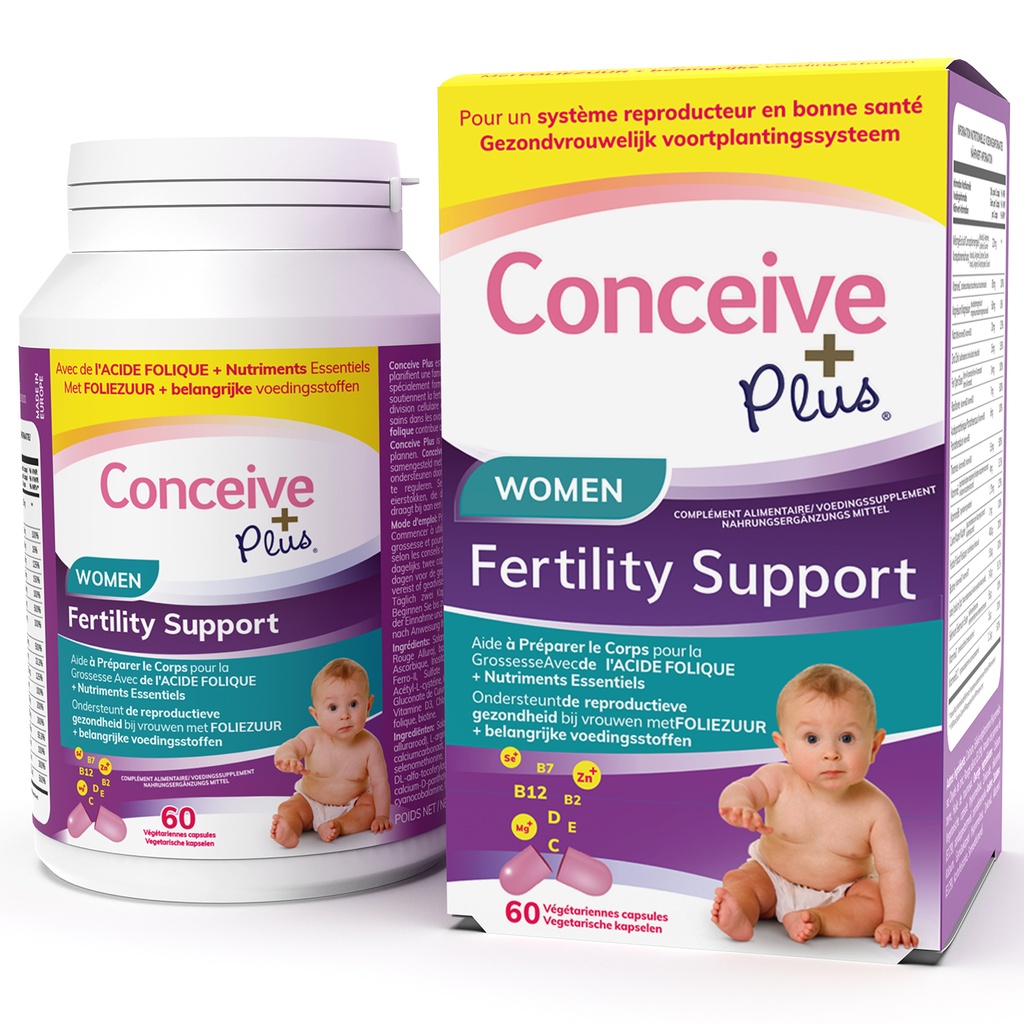 Conceive Plus Women's Fertility Support 60 Caps (FR/DU) (6 units)