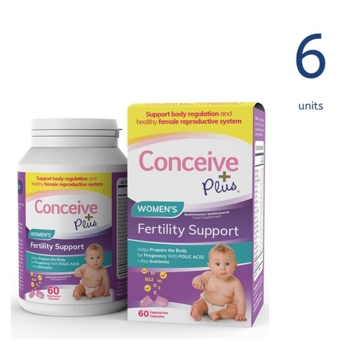 Conceive Plus Women's Fertility Support 60 Caps (6 units)