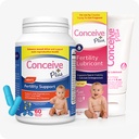 Conceive Plus Men's Fertility Support 60 Caps + 30ml Lubricant