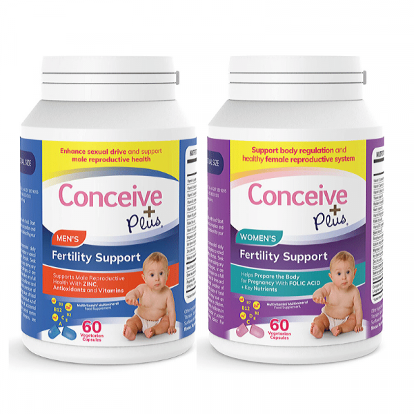 Conceive Plus Men's Fertility Support 60 Caps & Women's Fertility Support 60 Caps (GB) **His/Hers Deal**